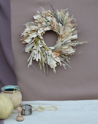 Wianek dekoracyjny, książkowy, Rondo Kwiatowe