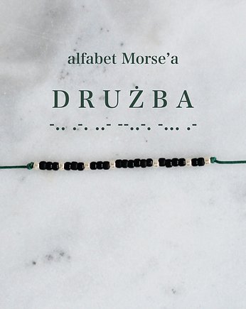 DRUŻBA - bransoletka z alfabetem Morse'a, Le Boho Bleu