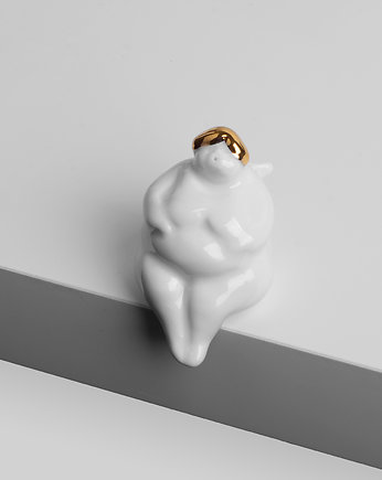 Porcelanowy aniołek, figurka, Pangzi Ceramics