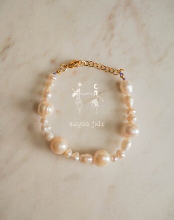 Bransoletka nieregularna z pereł barokowych, Maybe Jwlr