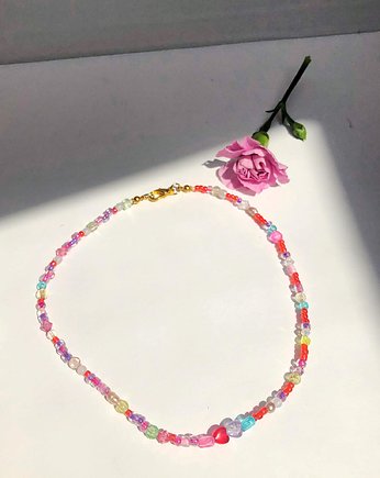 Zielony choker z kamieniami, Luna by Sisters
