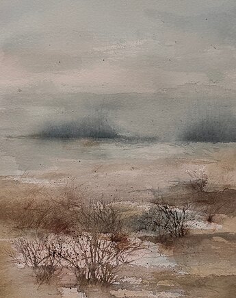 Akwarela / oryginał "pejzaż", Margo Hupert