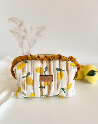 Kosmetyczka z falbanką LEMON, gucialoveskids