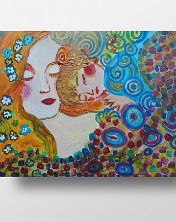 Obraz olejny do salonu macierzyństwo, alice oil on canvas