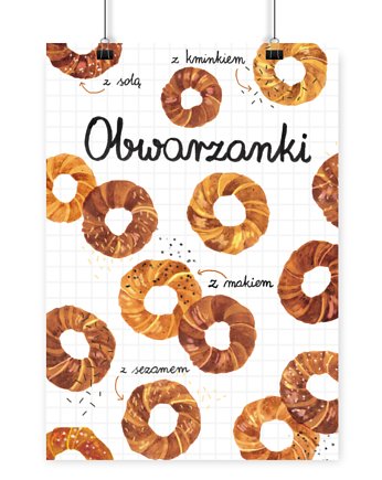 Plakat Obwarzanki Kraków, OSOBY - Prezent dla niego