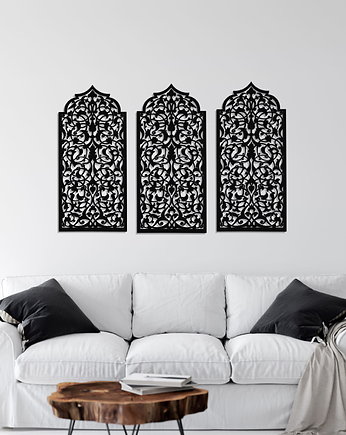 DEKORACYJNY PANEL AŻUROWY, OKNO MAROKAŃSKIE, DEKORACJA ŚCIENNA 3D, ORNAMENT, , ORNAMENTI