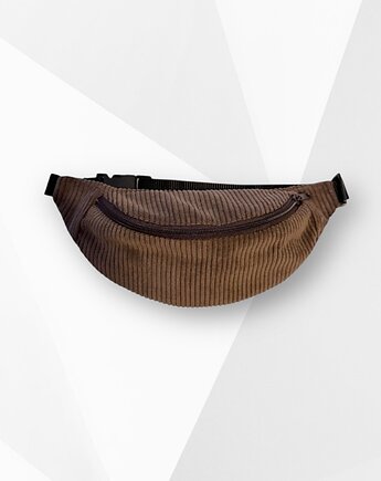 Nerka dziecięca saszetka sztruksowa brązowa, Zdunetti