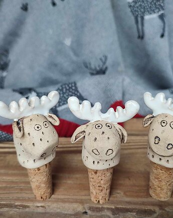 Ozdobny korek do wina Łoś, Ewa Duszka