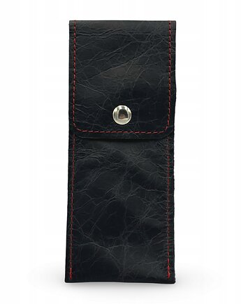 Etui na długopisy Piórnik skórzany tuba futerał Czarny Parker Quality, Parker Quality