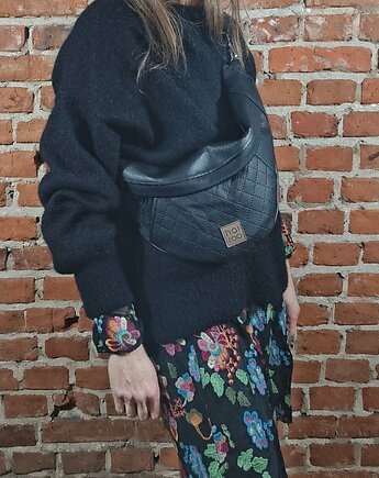 Nerka "Haru" czarna  ekoskóra no waste, hairoo