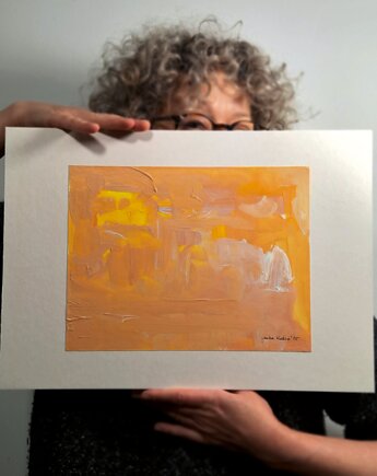 Abstrakcja na papierze A4, New Venus Gift