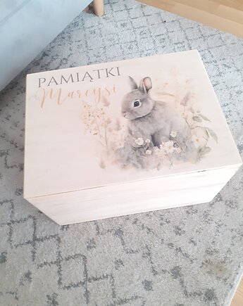 KRÓLICZEK pojemnik na zabawki skrzyneczka kuferek wspomnien, LOO LOO DREAM