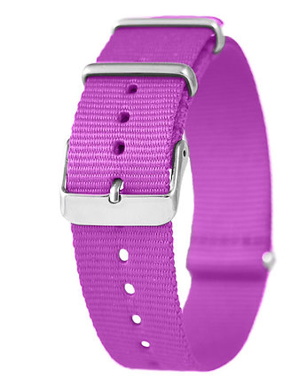 Pasek do zegarka - nylonowy, amarant, yenoo