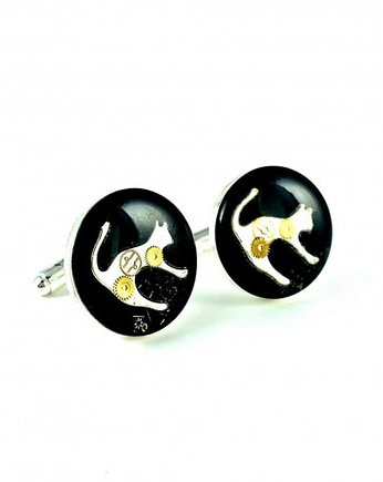 SPINKI - Steam dream - CAT Silver (black), kot, DROBINY CZASU