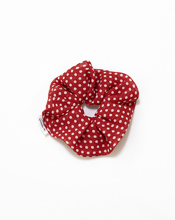 Scrunchie/frotka w kropeczki, wu handmade