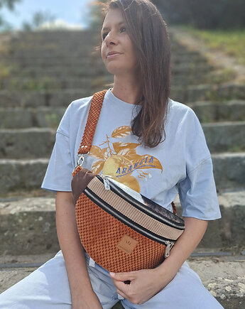 Patchworkowa Nerka maxi Virginia No2, sabi tatka