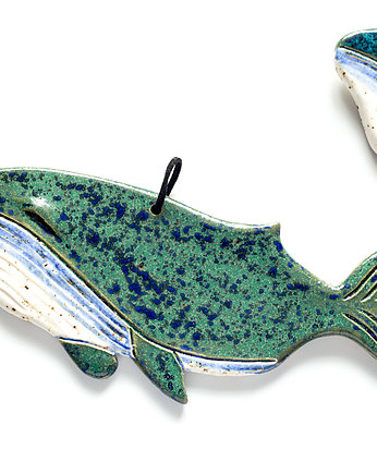 Wieloryb ceramiczna zawieszka, studnia ceramiczna
