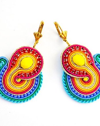 Kolczyki soutache RAINBOW, Sylwia Żak