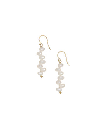 Kolczyki srebrne Ilsa Pearl Earrings / perłowe , Lile Things