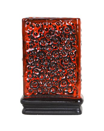 Wazon ceramiczny, Fat Lava, niemiecki design, lata 60, produkcja: West Germany, Przetwory design