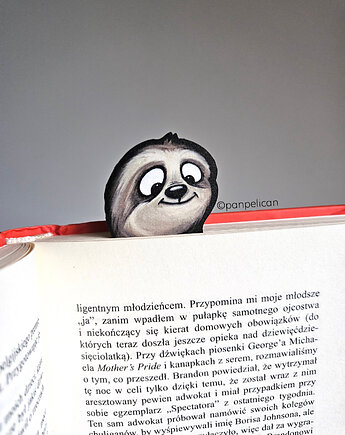 Zakładka do książki Leniwiec, Pan Pelican