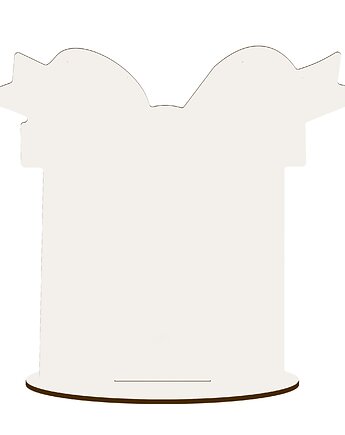 Figurka Prezent na Stojaku do Stroika Malowania DIY Decoupage dla Dzieci, smxdsgn