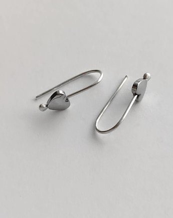 Kolczyki serduszko, Katarzyna Kaminska ART