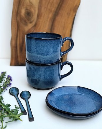 Zestaw dla dwojga Kubek ceramiczny  Duża filiżanka, Ceramika Tyka