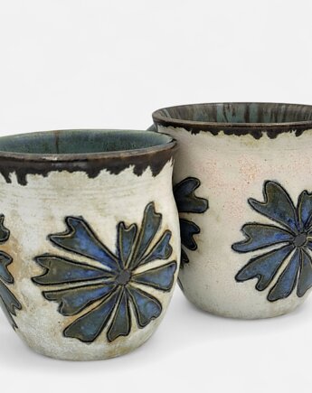 Zestaw dwóch uroczych kubków, ArtByLeika