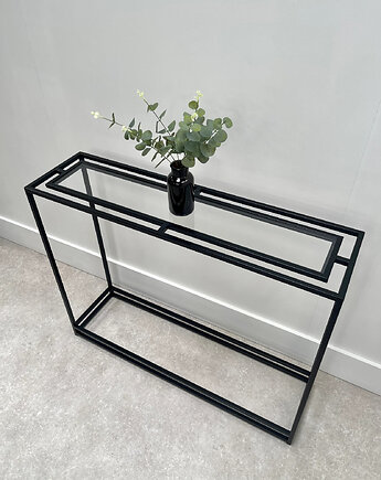 Elegancka Konsola ze Szklanym Blatem, FlexWeld