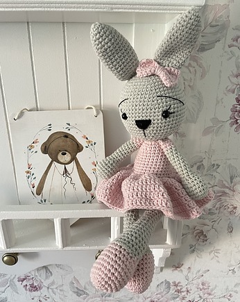 Maskotka króliczek Florentynka 35 cm, GroKo Design