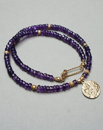 Ametysty vol. 13 choker /19.05.25/ Szlachetna kolekcja, KiKa pracownia