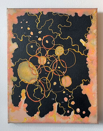 Akryl na płótnie Manifestacja, ZeStrychu Handmade