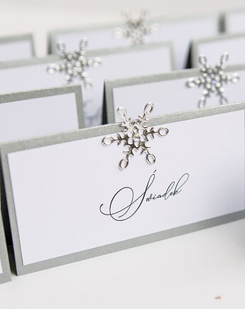 Zestaw zimowej papeterii ślubnej, Papiernik