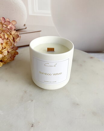 Bamboo Vetiver- 135 gram świeca sojowa naturalna (dostępne inne zapachy), Coccola JEWELLERY