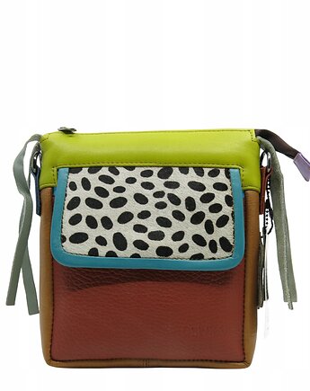 Torebka listonoszka damska skórzana regulowany pasek zero waste OLIVKA, Olivka Warsaw