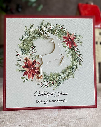 Personalizowana kartka na Boże Narodzenie, BN 8D, Anna Art and Crafts