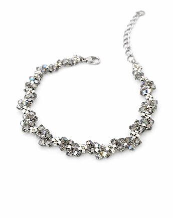 Delikatna bransoletka Black Diamond z kryształów Preciosa, STAGHORN