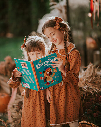 Sukienka flower cinnamon, Petit Retro