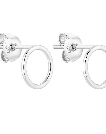 Srebrne kolczyki obręcze, SOTHO