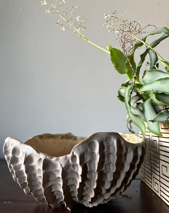 Misa  ceramiczna z kolekcji "Morskie opowieści", poLEPIONE