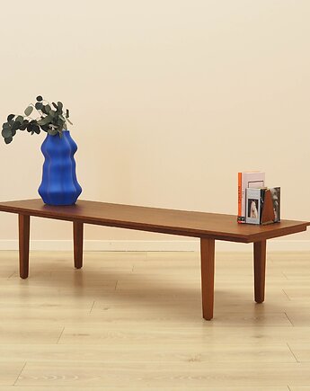 Lowboard tekowy, duński design, lata 70, produkcja: Dania, Przetwory design