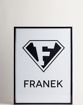Plakat SPERSONALIZOWANY IMIENIEM SUPERMAN, tralala studio