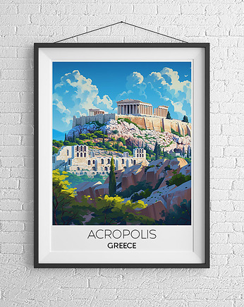Plakat - Acropolis Grecja, Harry Monkey