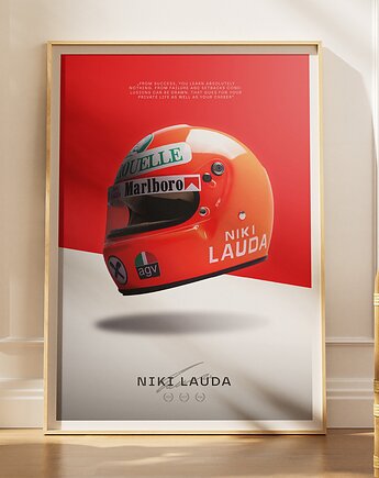 Plakat Tory wyścigowe - Niki Lauda, Peszkowski Graphic
