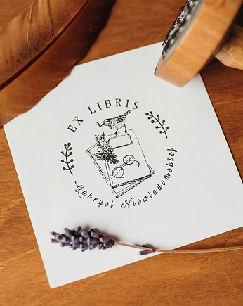 Stempel Ex Libris "Ćwirek" - Zestaw prezentowy, ANABU fajna pracownia