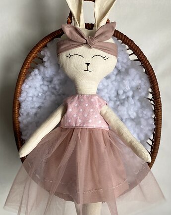 Lalka - Króliczek w ubranku, Coniglio Handmade