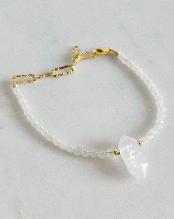 Bransoletka Jadeit i Kryształ Górski, Chmolowska Jewellery