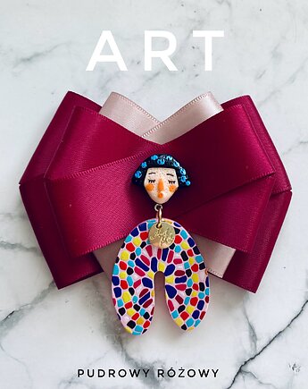 Nowa Kolekcja ART z postaciami 3d wyrwanymi z obrazu, Pudrowy Różowy