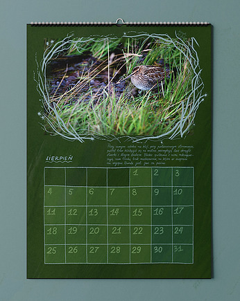 OSTATNIA SZTUKA kalendarz przyrodniczy 2025, Emilia Skwarska